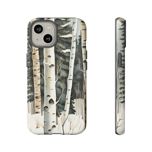 Winter Aspen Trunks - Impact Resistant Phone Case